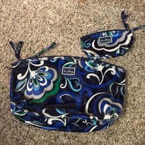 Set of two plastic like material Vera Bradley bags